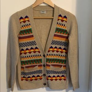 Madewell Wallace geometric cardigan